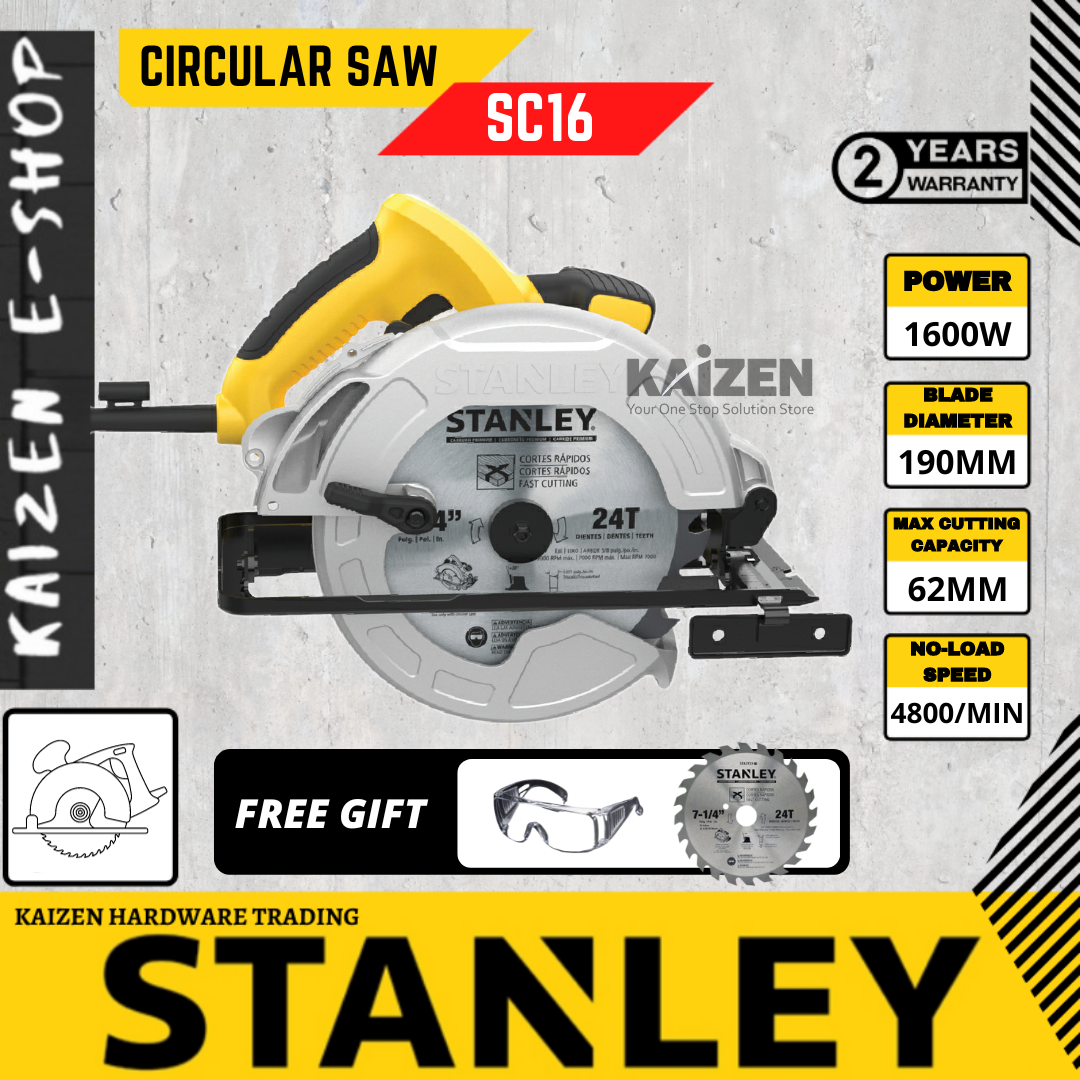 Stanley circular hot sale saw 1600w